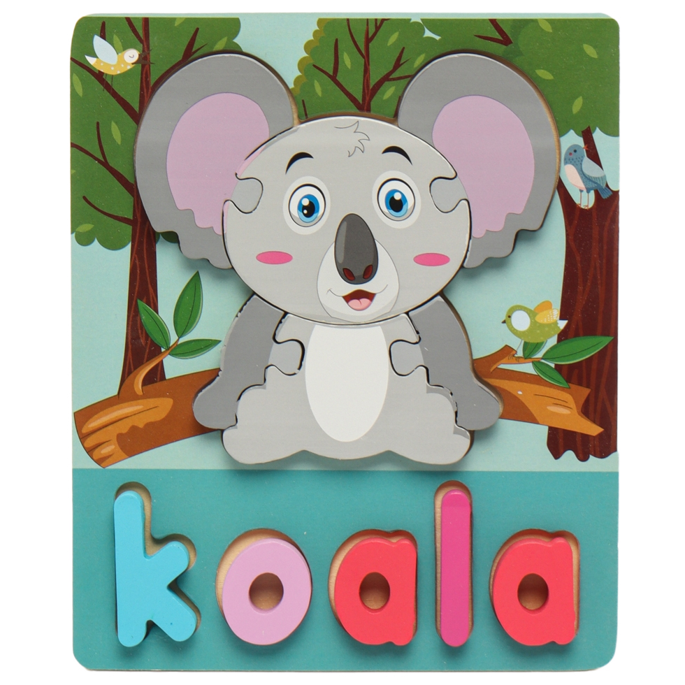 Wooden Shaped Fish, English Alphabet (A-Z) Early Learning & Education Cognition Toy Jigsaw Montessori Puzzle for Kids