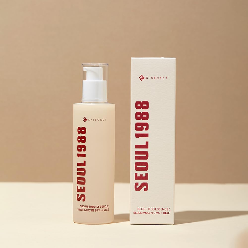 KSECRET Seoul 1988-Essence Snail Mucin 97% + Rice(100ml) By koreanbeautypoint