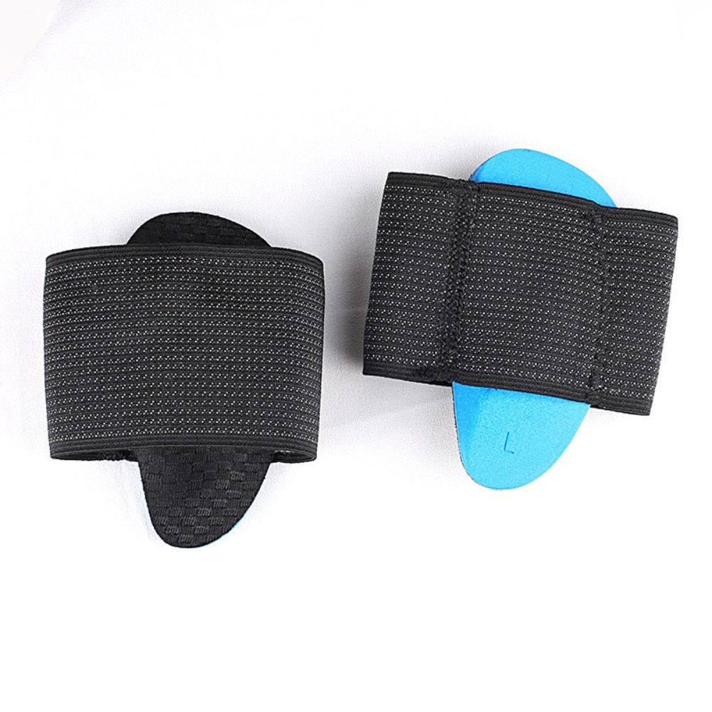 1Pair New Nylon EVA Flat Feet Arch Support Polyester-latex EVA Orthopedic Insoles Pads Yarn Black Foot Valgus Sports Insoles Kids