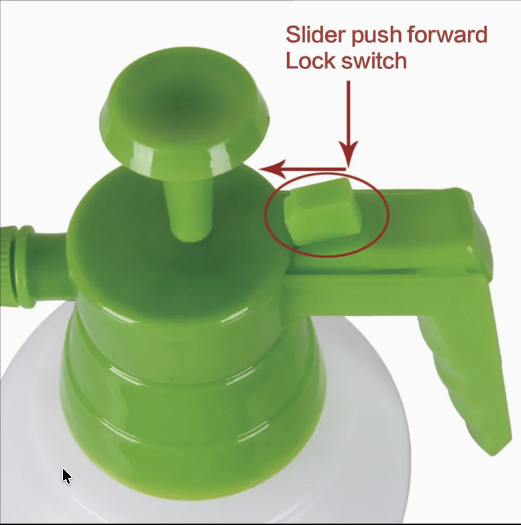 Pressure Water Spray Pump 2L Manual Garden Sprayer Bottle Portable Pressure Sprayer for Plants Gardening Cleaning Car Washing Home Use Lawn Mist Spray Bottle