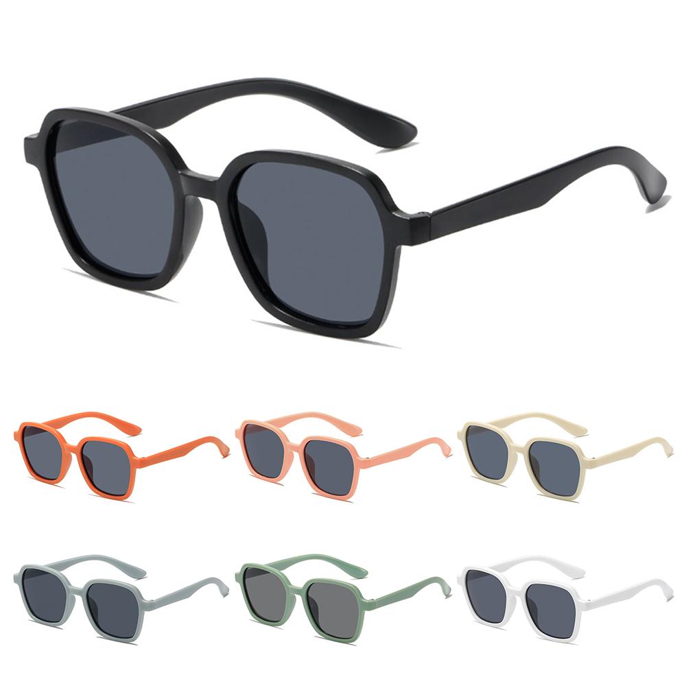 Retro Korean Style Children's Sunglasses Colorful Eye Protection Square Frame Sun Glasses Boys and Girls Shades Unisex