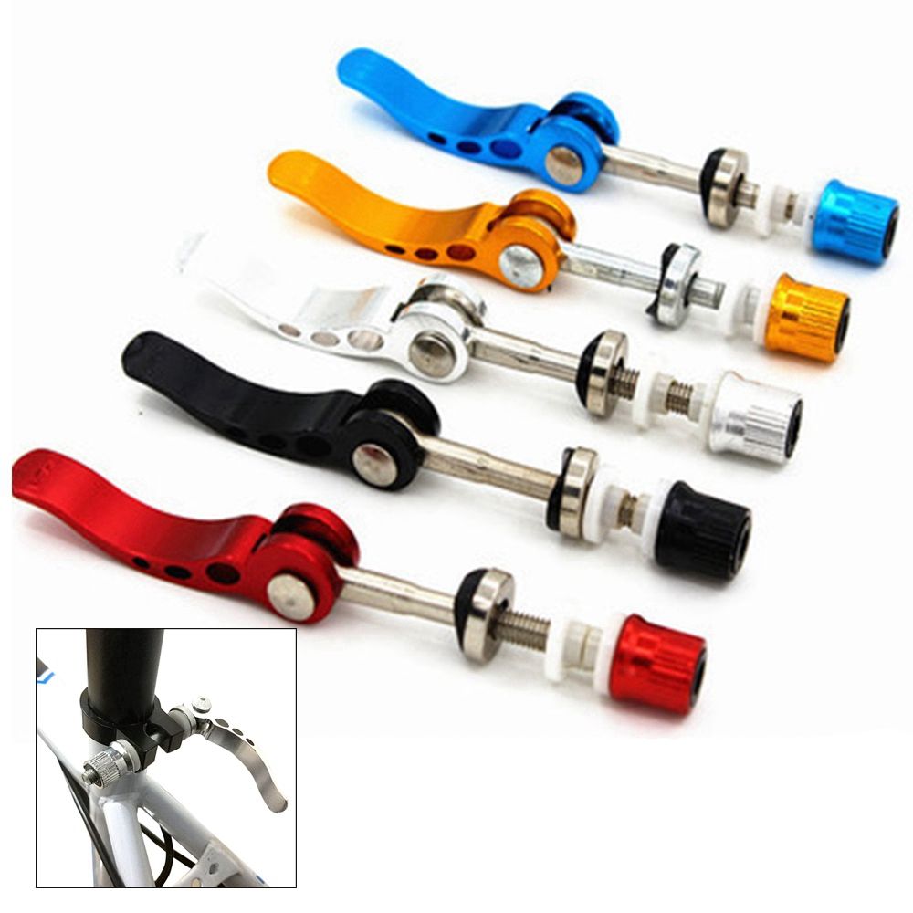 1pc Aluminium Alloy Quick Release Cycling Tool Bicycle Parts Mountain Bike Accessories Seatpost Tube Clamp Seat Post