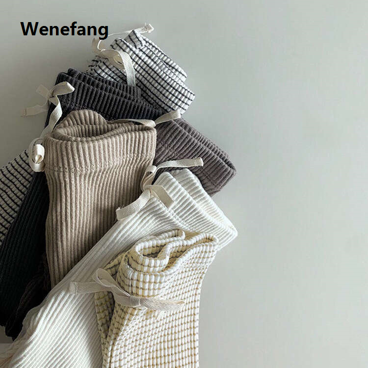 Wenefang Stocking Cotton Spring and Autumn Outerwear Baby 2024 Newborn Casual Pants