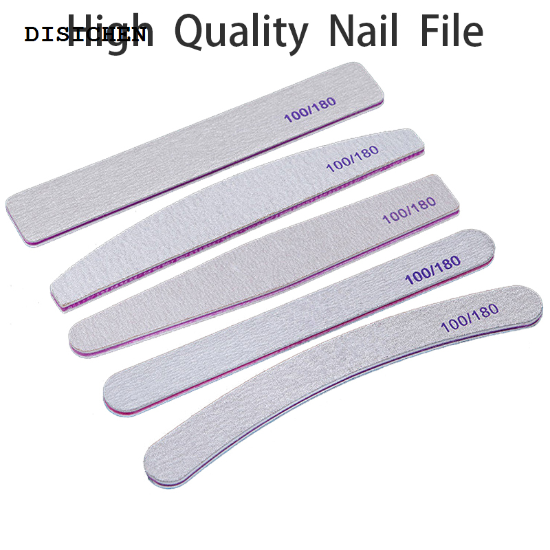 DISICHEN 2025 New Nail File Professional Nail File Polish Accessories Manicure Nail File 100 180 Buffer for Nail Professional Manicure Products
