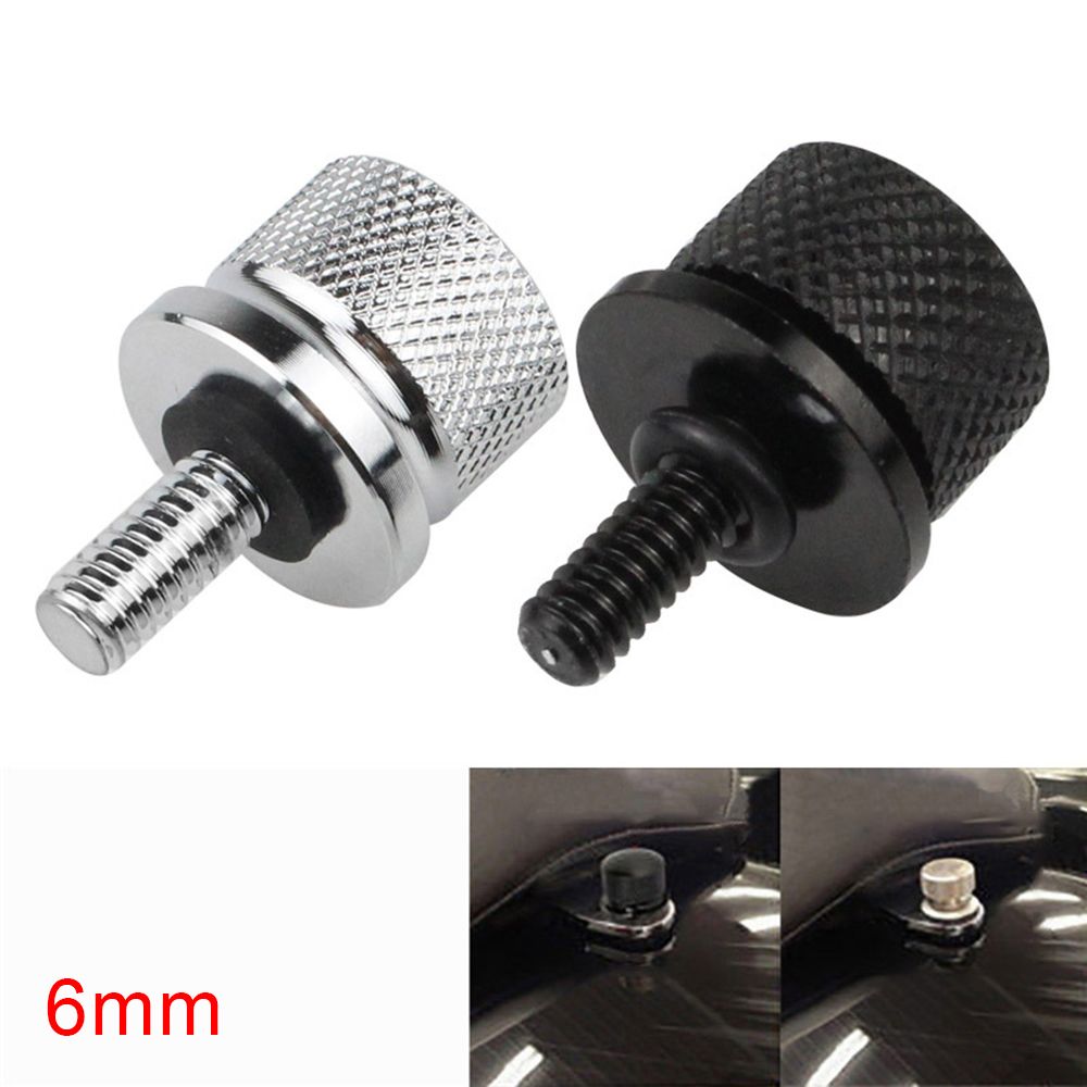 6mm CNC Rear Seat Motorcycle Modification Seat Bolt For Harley Sportster Touring Fender Screws Cap Motorcycle Screw