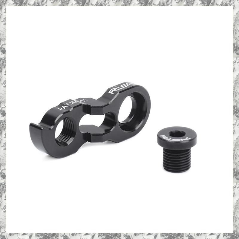 RISK Rear Derailleur Extender Bicycle Frame Gear Link Hanger Extension for 32-52T Cassette Road Bike Tail Hook Red