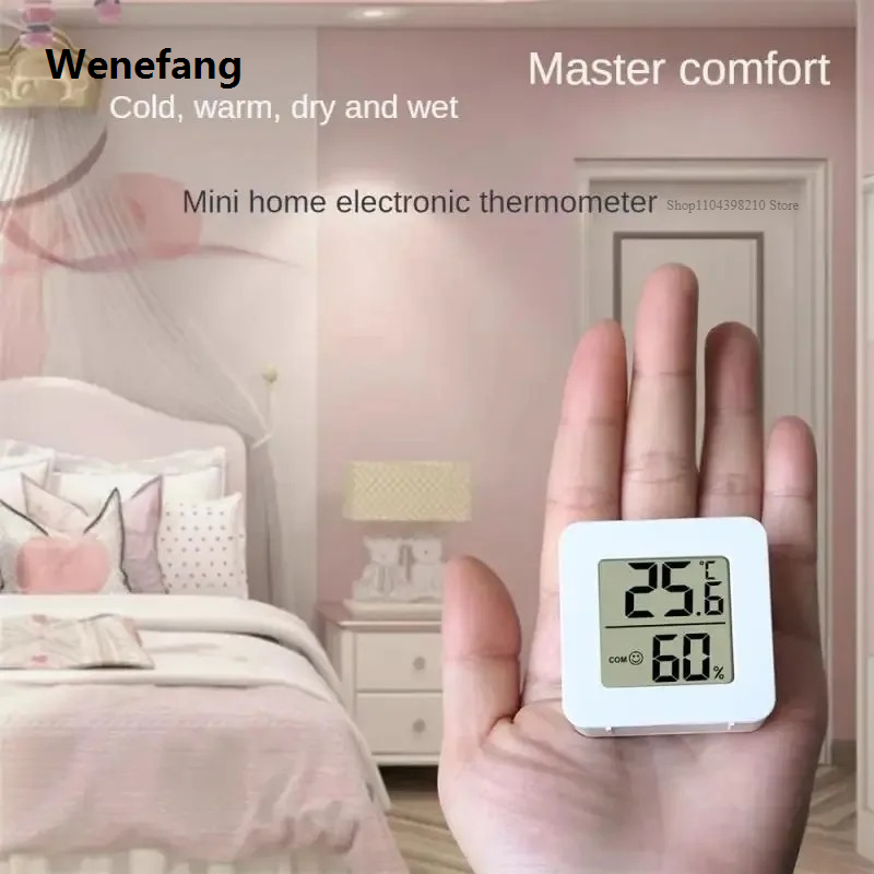 Wenefang Digital Thermometer Hygrometer Indoor Mini Temperature LCD 2025 Electronic Monitor Hygrometer Outdoor Room Baby Hygrometer