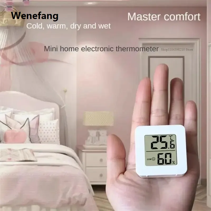 Wenefang Digital Thermometer Hygrometer Indoor Mini Temperature LCD 2025 Electronic Monitor Hygrometer Outdoor Room Baby Hygrometer