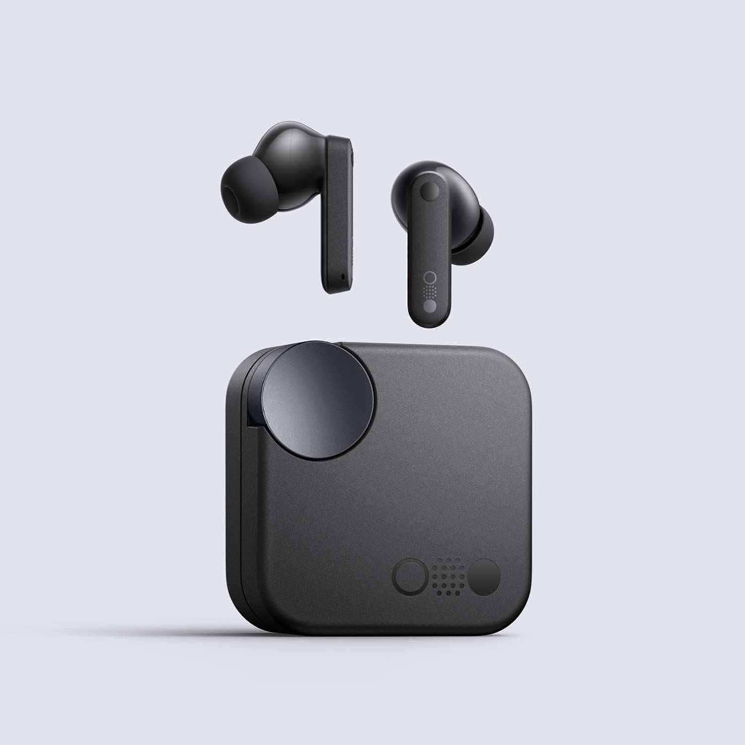 Dark Grey CMF by Nothing Buds 2a, 42 dB ANC, 12.4mm Driver, Dirac-tuned, Ultra Bass Tech, 35.5 hrs Bluetooth Headset
