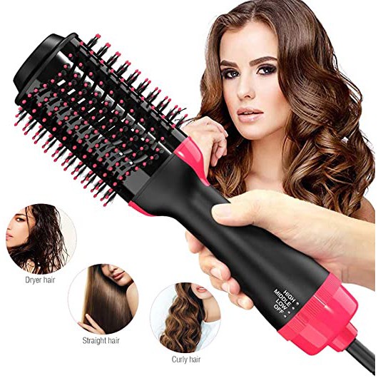 4 In 1 Volumizer One Step Hair Dryer And Straight Hot Air Brush
