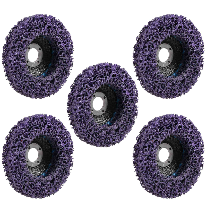 5Pcs Strip Disc Wheel 100x16Mm Wood Metal Paint Rust Removal Clean Abrasive Tools For Angle Grinder