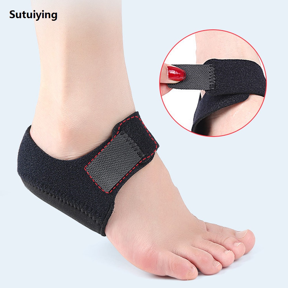 Sutuiying 1Pair Plantar Fasciitis Gel Heel Protector Silicone Women 2025 Men Pain Relief Heel Cup Achilles Tendonitis Heel Gel Pad