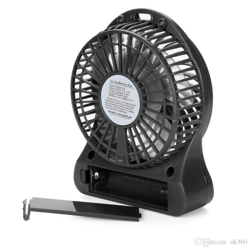 Cute Korean Design Mini Portable Fan with Lithium Rechargeable Battery | 3 Speed Mode