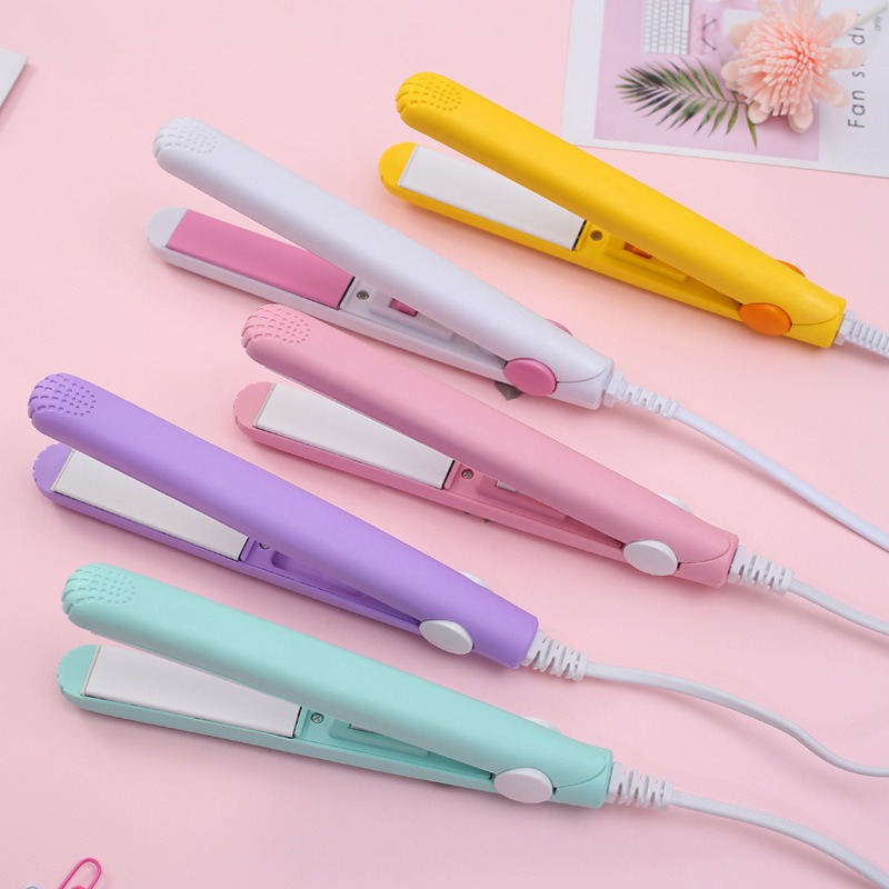 Professional Mini Hair Straightener - Titanium Flat Iron for Hair Styling & Straightening, Portable & High_Quality Hot Comb