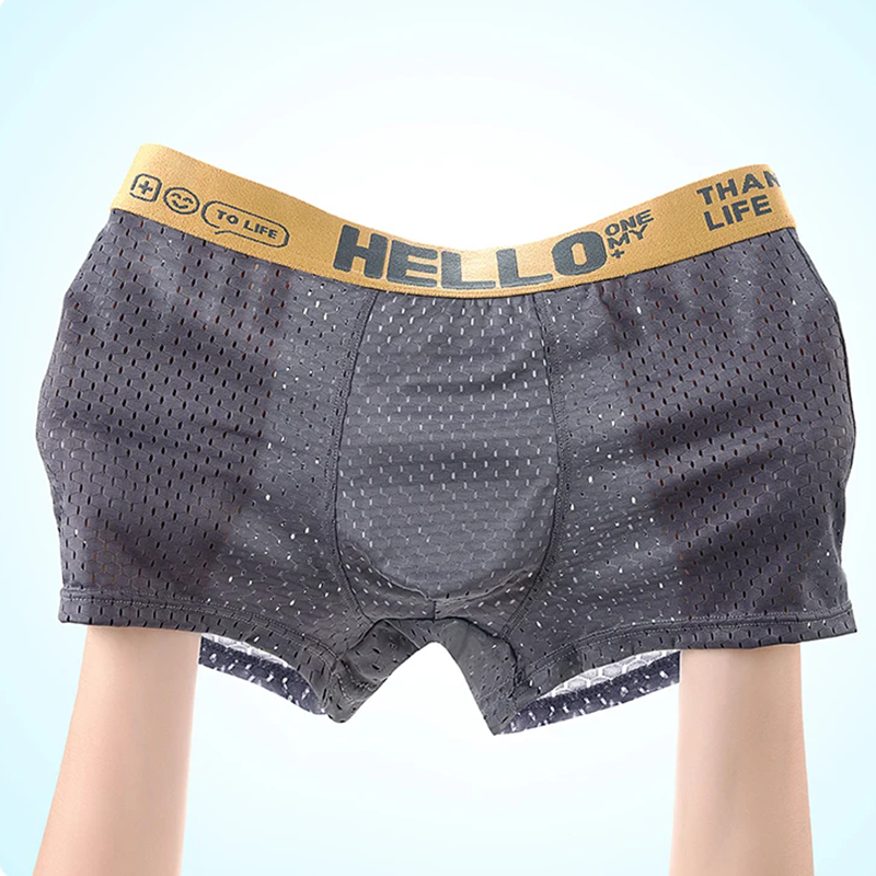 Underwear, breathable panties, sporty fashion, color boxer piece set, 2 men's pants, 10 mix, soft casual shorts
