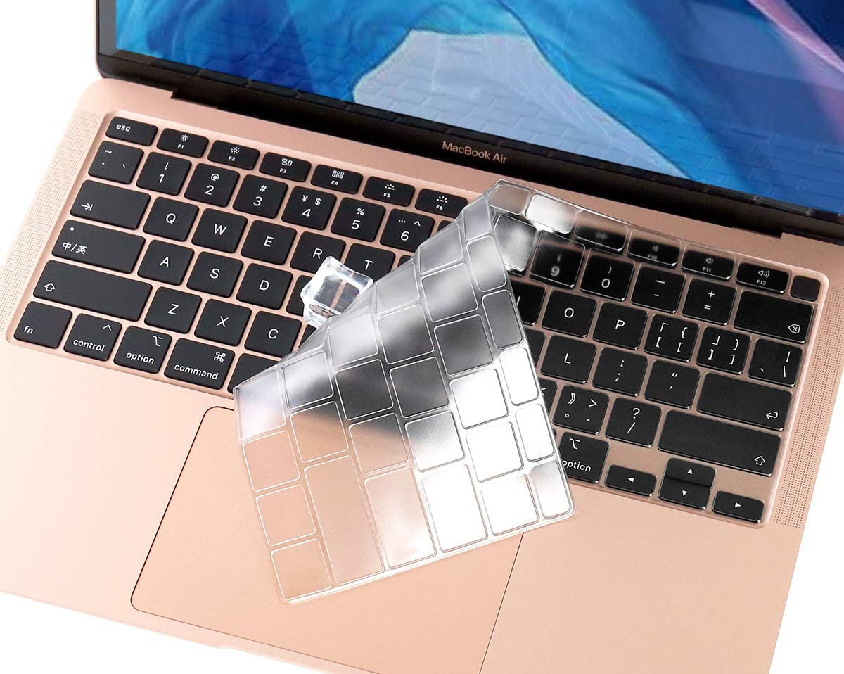 COTECI Ultra Thin TPU Keyboard Cover for MacBook Pro 13 Inch M1 / M2 (2020-2022) A2338/A2289/A2251