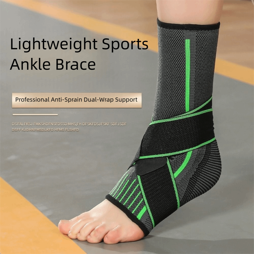 Stabilizer Adjustable Ankle Support Nylon Knitted Pressurized Bandage Compression Ankle Brace Arch Support Elastic Belt Ankle Stabilizer Hiking