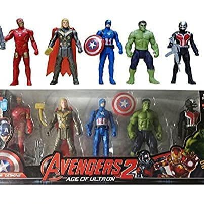 5 in 1 Avengers Super Hero Collecton Toy