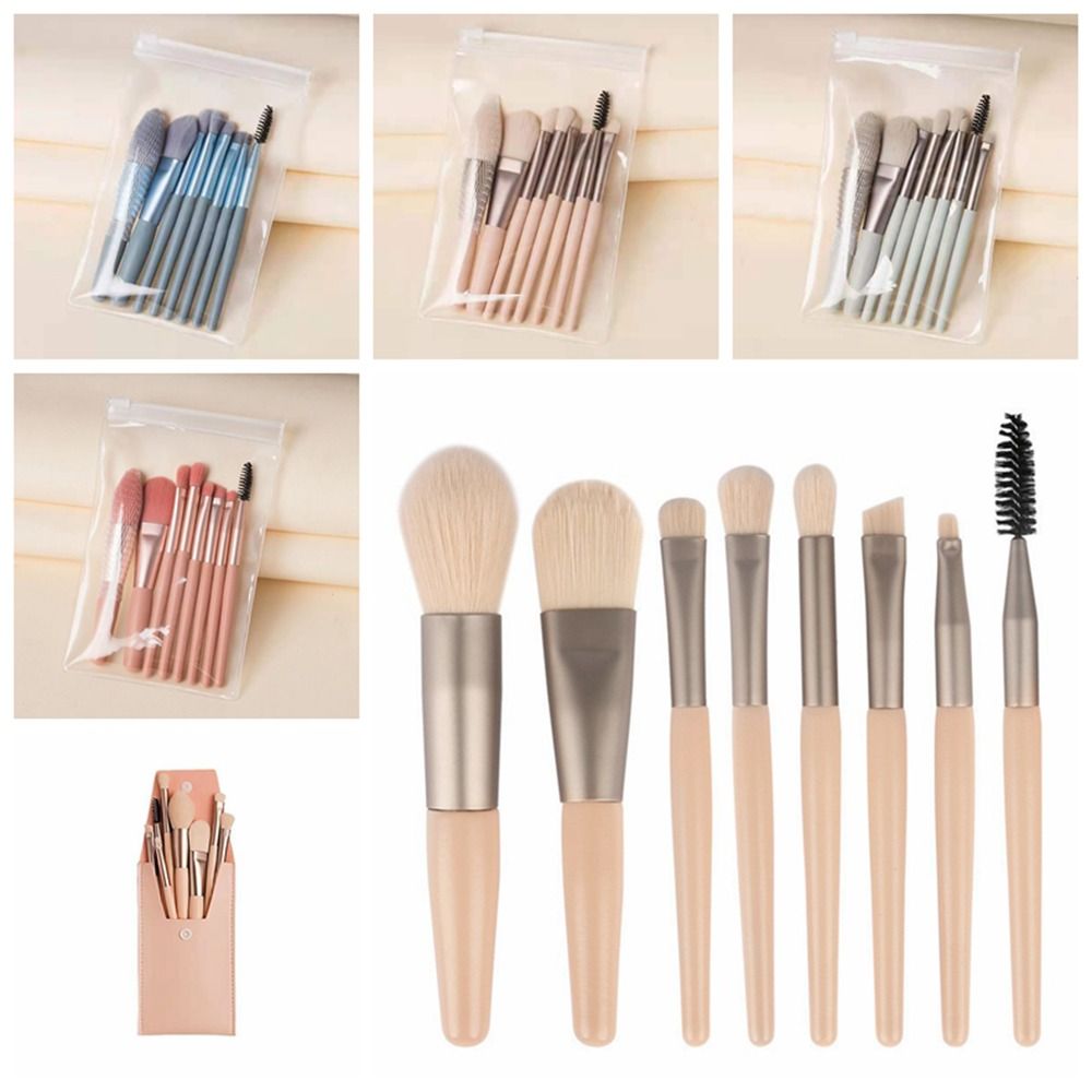 Black Crease Eye Shadow Makeup Brushes Soft Synthetic Hair Portable Eye Makeup Set Travel Cosmetic Brush For Make Up