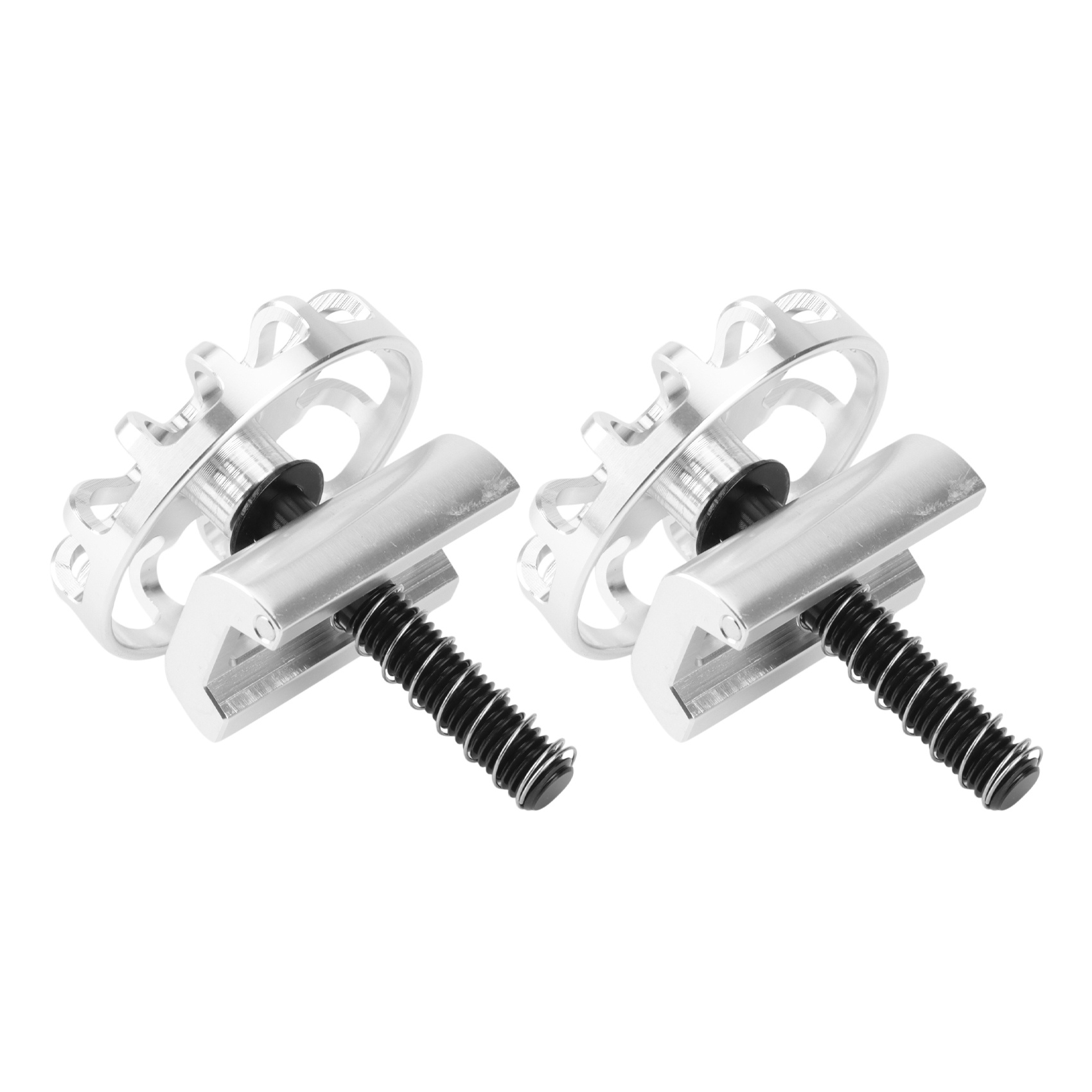 JINMY 2X Folding Bike Hinge Clamp Cnc Aluminum Alloy C Buckle for Bike Hinge Clip Bicycle Accessories,Red
