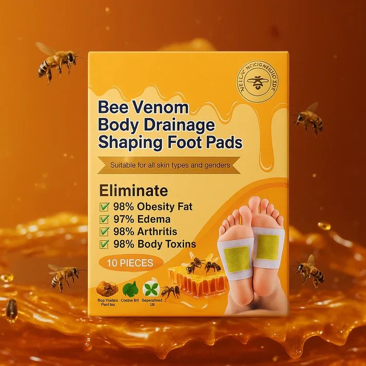Bee Venom Detox Foot Patches / Weight Loss Patch / Stress Remove Patch / Toxic Remover Detox Patch