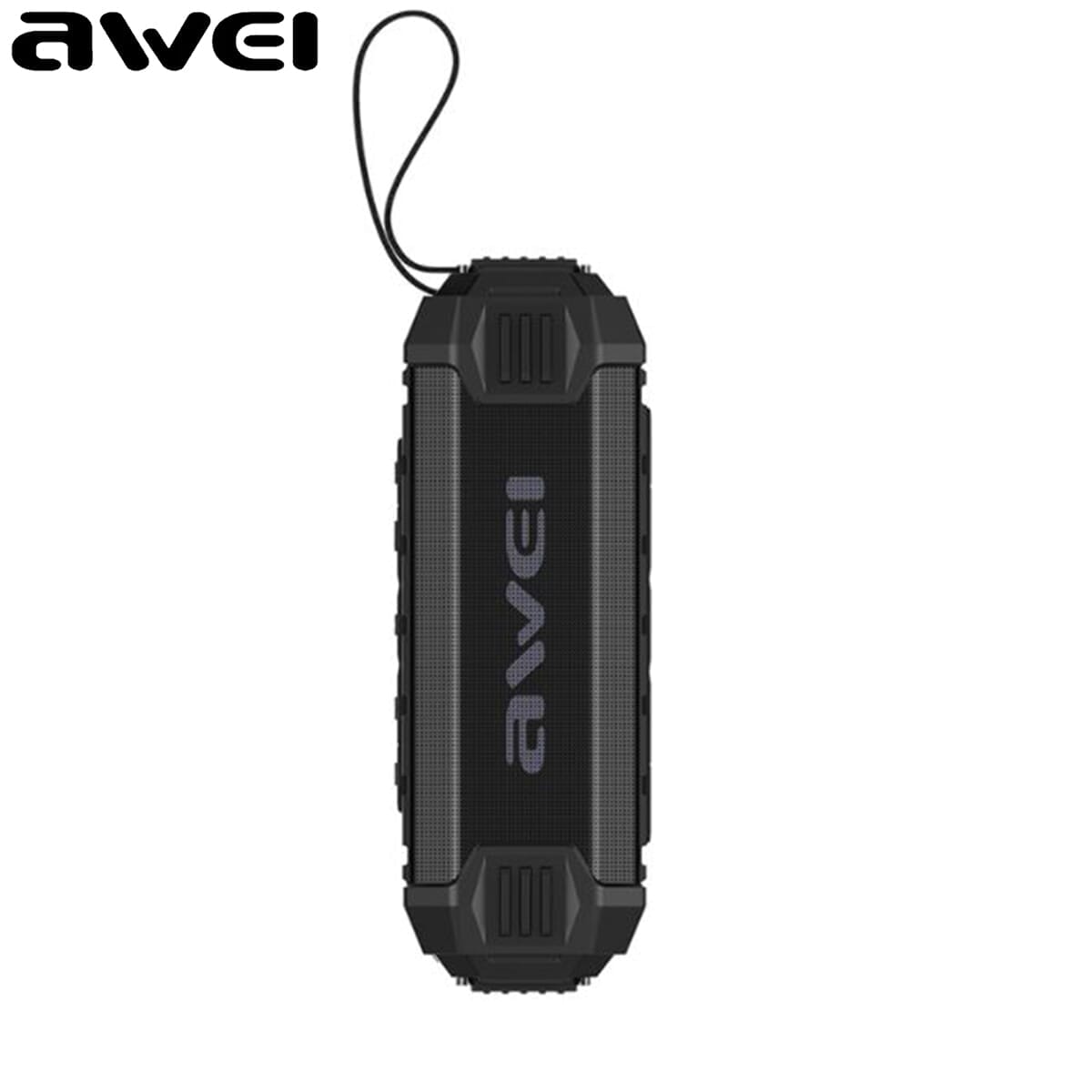 AWEI Y-280 IPX4 Bluetooth Speaker Power Bank with Enhanced Bass, Built-in Mic, Support FM/USB/TF Card/AUX
