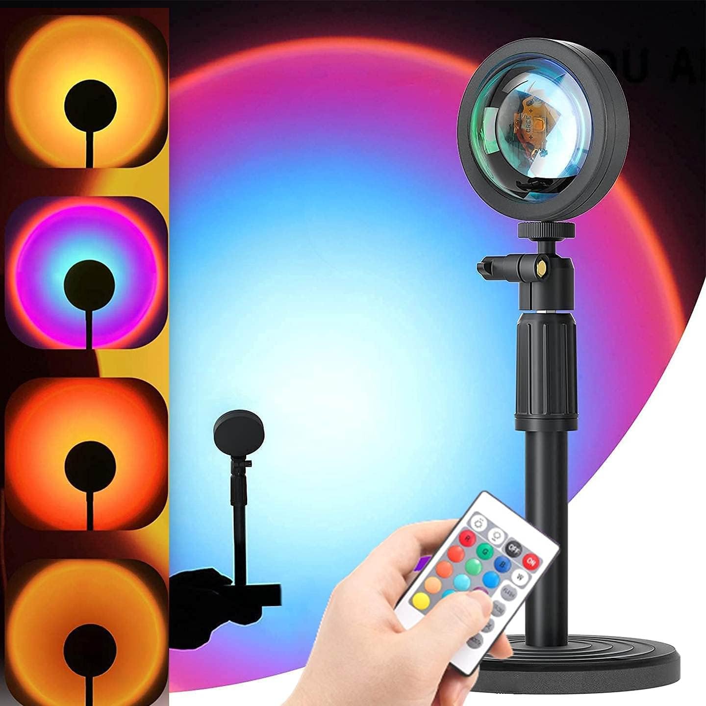RGB 16 Color USB Sunset Projection Lamp