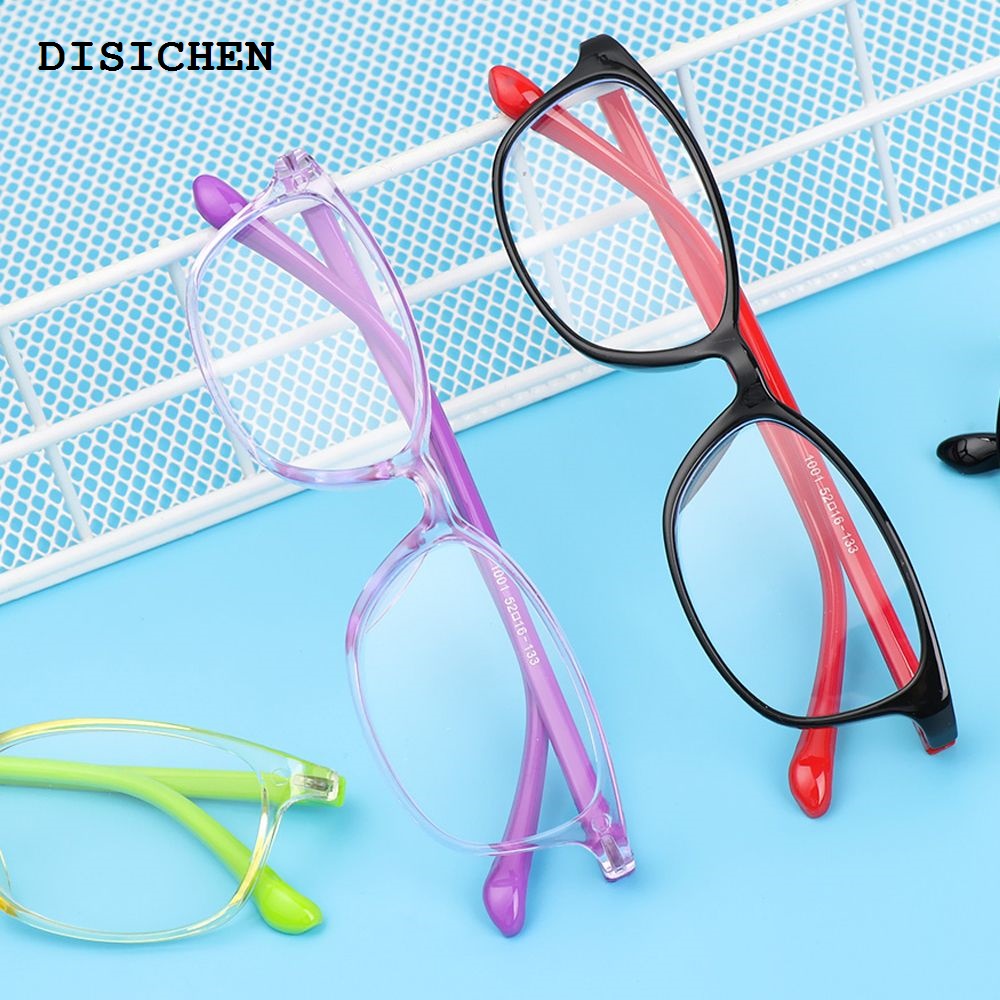 DISICHEN Fifty percent discount Children Anti Glare Boy Girl Safety Eyewear Anti Blue Light Glasse Kids Eyeglasses Square Computer Glasses