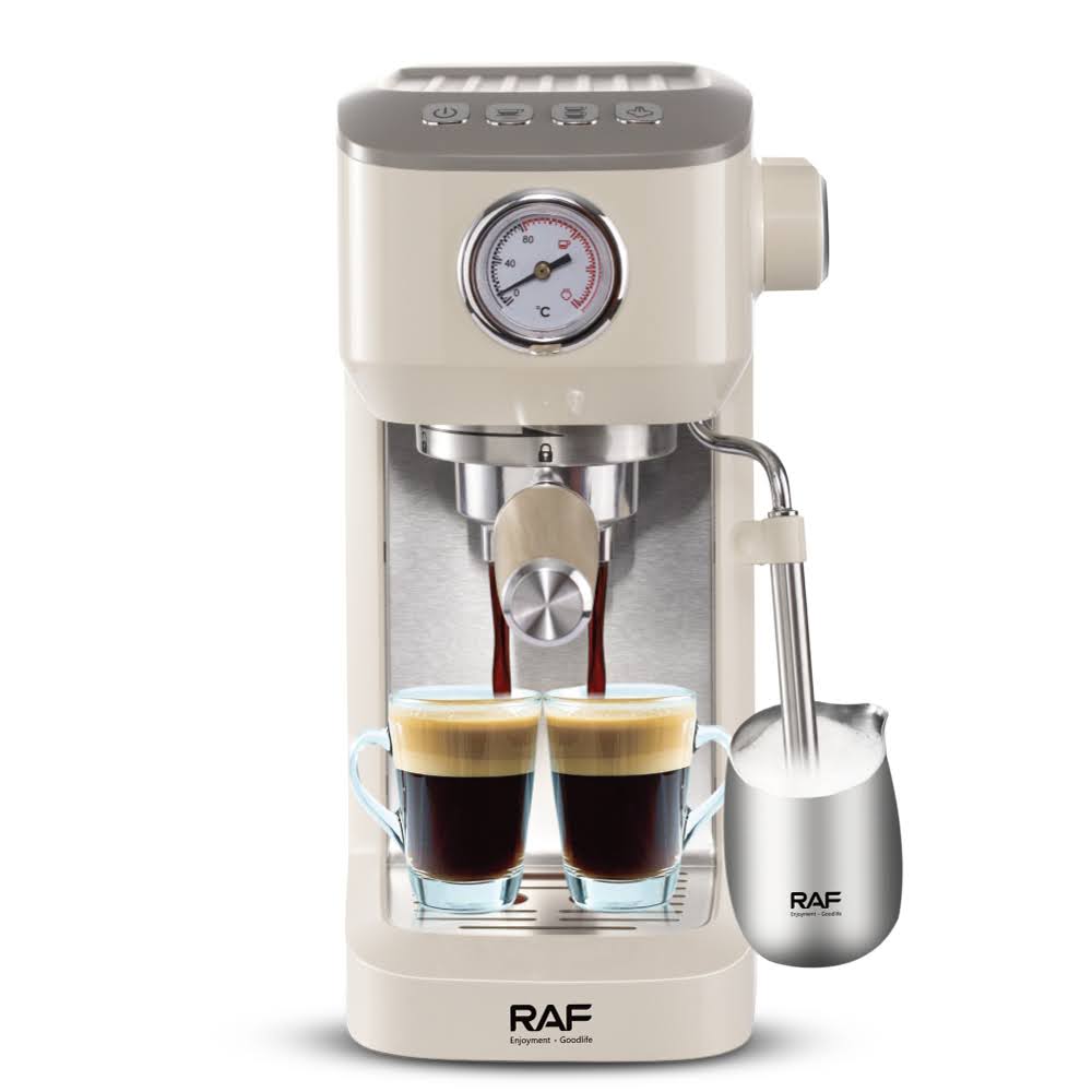 RAF R.0202 | 20 Bar Espresso Coffee Machine - Professional Home & Café Brewer
