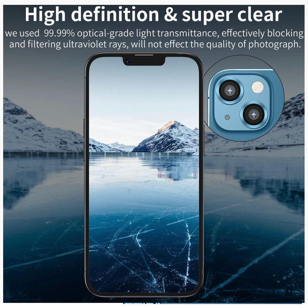 Metal Ring Camera Lens Protector For iPhone 13 mini