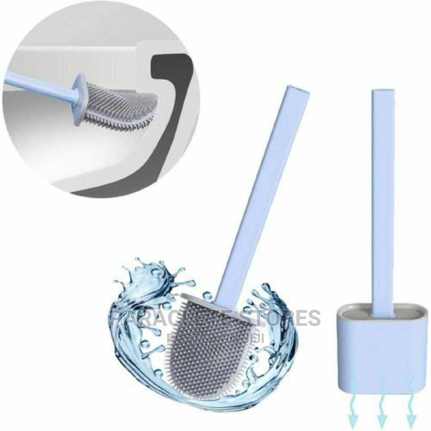 Silicone Wall-Mounted Toilet Brush