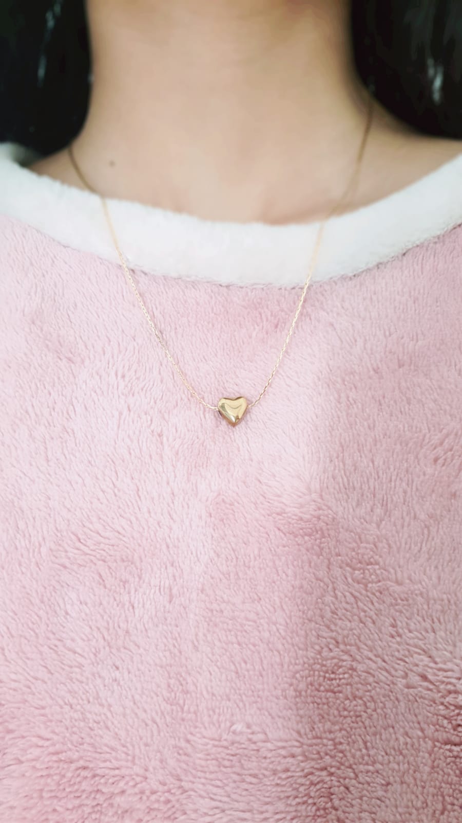 1 pcs Gold Heart Necklace for Women - Dainty Gold Necklace Cute Heart Necklace Simple Gold Necklace for Women Gold Jewelry for Women Trendy Gifts