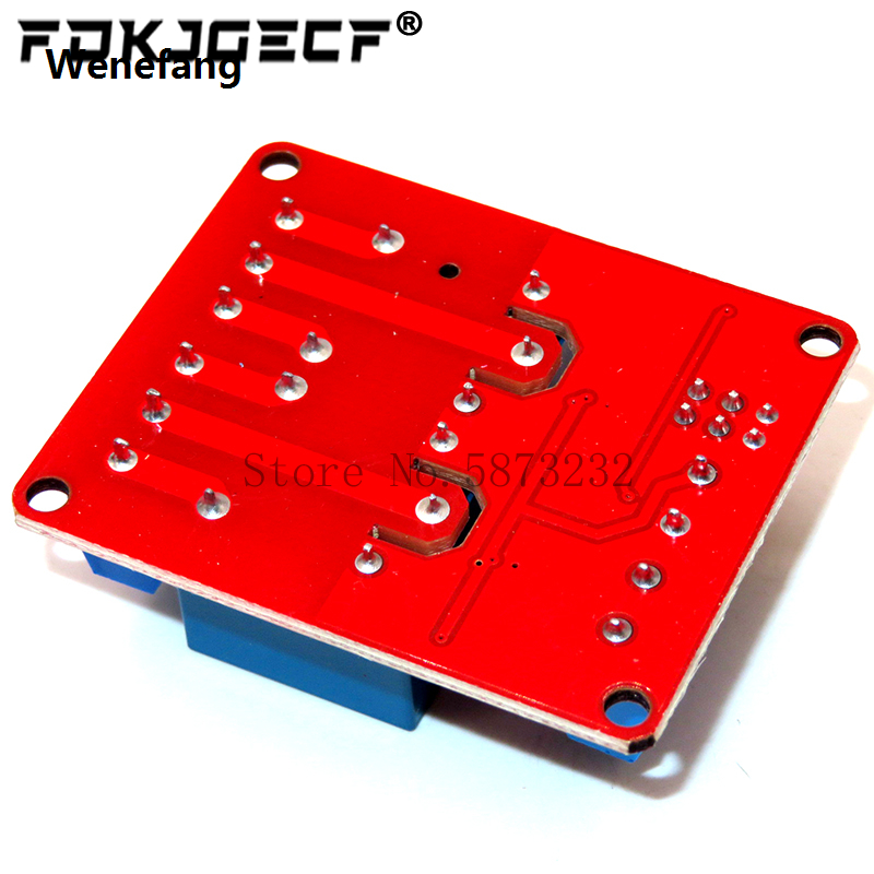 Wenefang 2 channel Relay Module 5V 12V 24V High and Low Level Trigger Relay Portable Control With Optocoupler Two Way Relays DC 5 V 12 V 24 V Volt