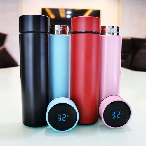 Homerex Insulated Water Bottle with LED Real-Time Temperature Display, Stainless Steel Portable 17oz/500ml Smart Vacuum Mug Premiere Quality (PACK OF 1)