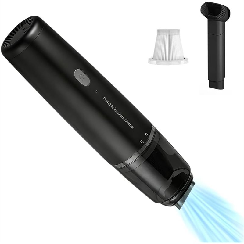 Ultra-, Portable Cordless Handheld Vacuum, Powerful Suction for Car and Home Cleaning
