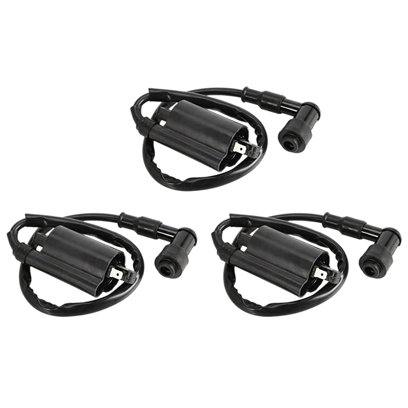 OUMERY 3X Motorcycle Ignition Coils Fits for GS125 GN125 VX250 Virago 1100 XV1100 XV-1100 1995-2007