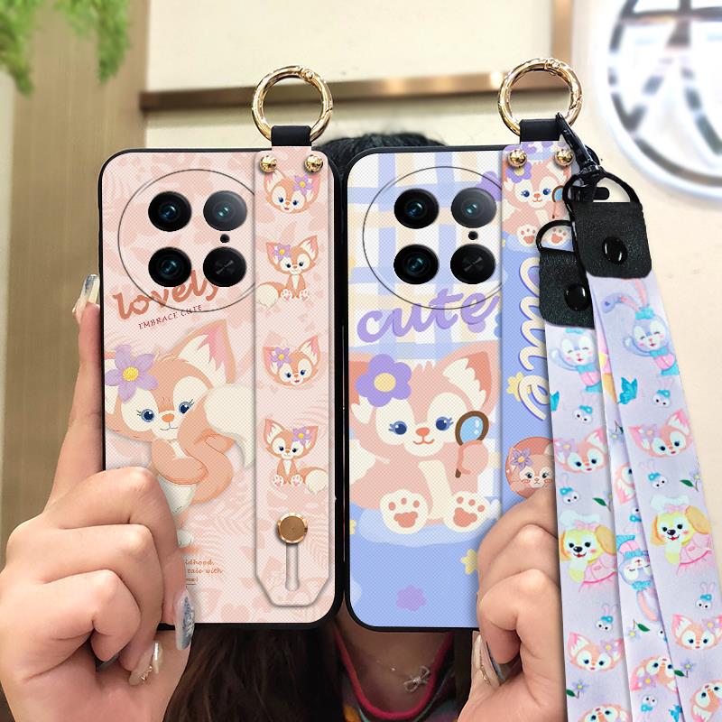Waterproof Durable Phone Case For Samsung Galaxy A26 5G Lanyard Fashion Design Anti-dust Shockproof Wristband Cartoon