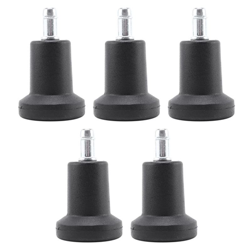 5 Pcs Glides Replacement for Office Chair Fixed Stationary Caster