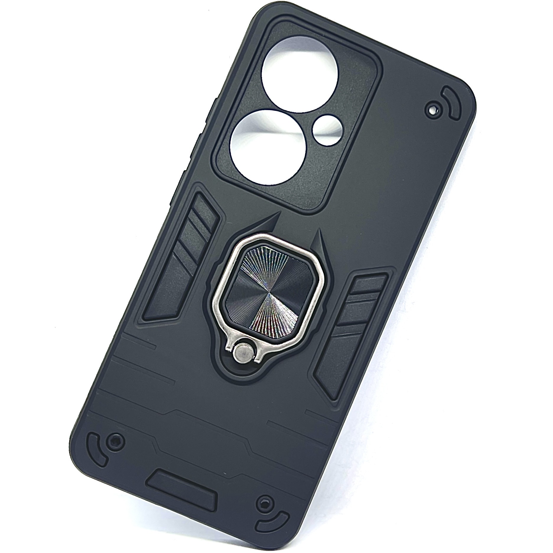 Ring Stand Shockproof Armor Case For Oppo Reno 11F (5G)
