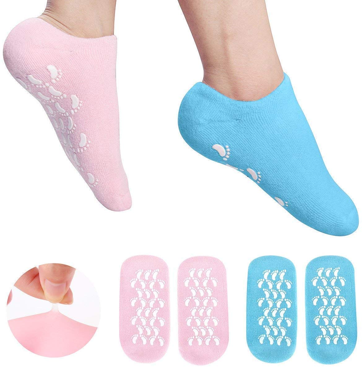 Moisturizing Silicone Gel Socks 1 pair
