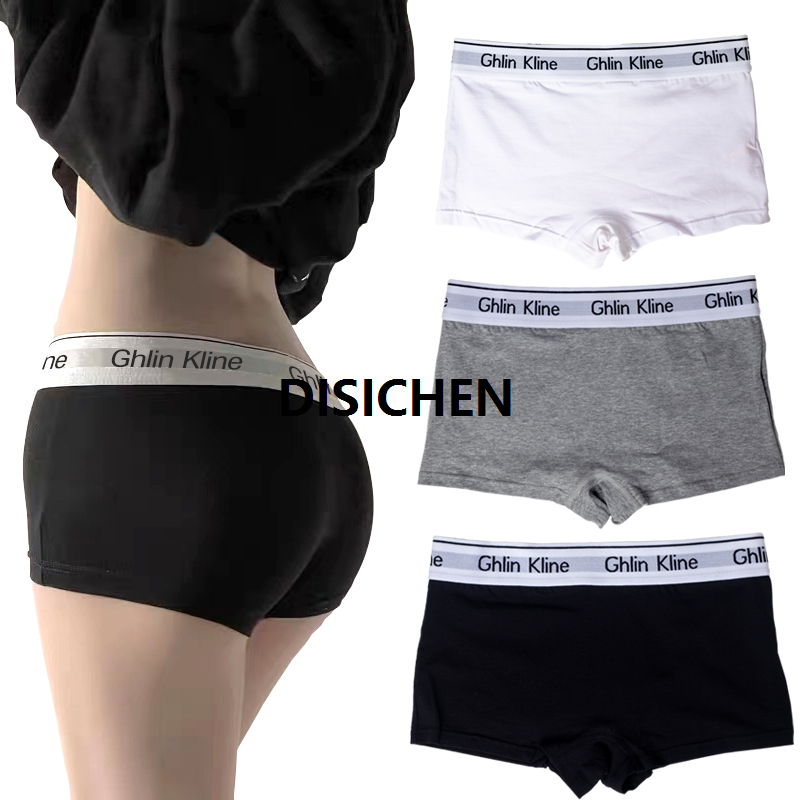 DISICHEN S-XL Unisex Boxer underwear women couple sports shorts cotton 100% yoga panty for female Underpants Original