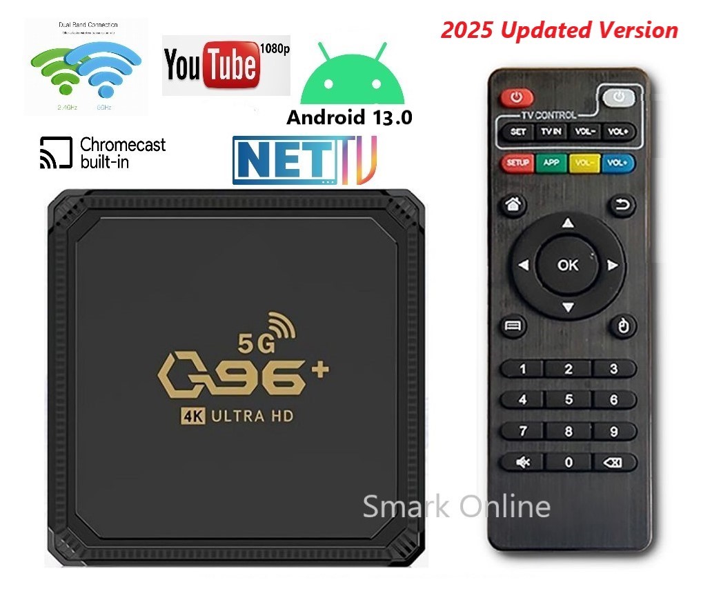 Magcubic Android 12 TV Box 4+32 GB, Bluetooth, 5G, WiFi 6, Netmirror TV, DGO App Support
