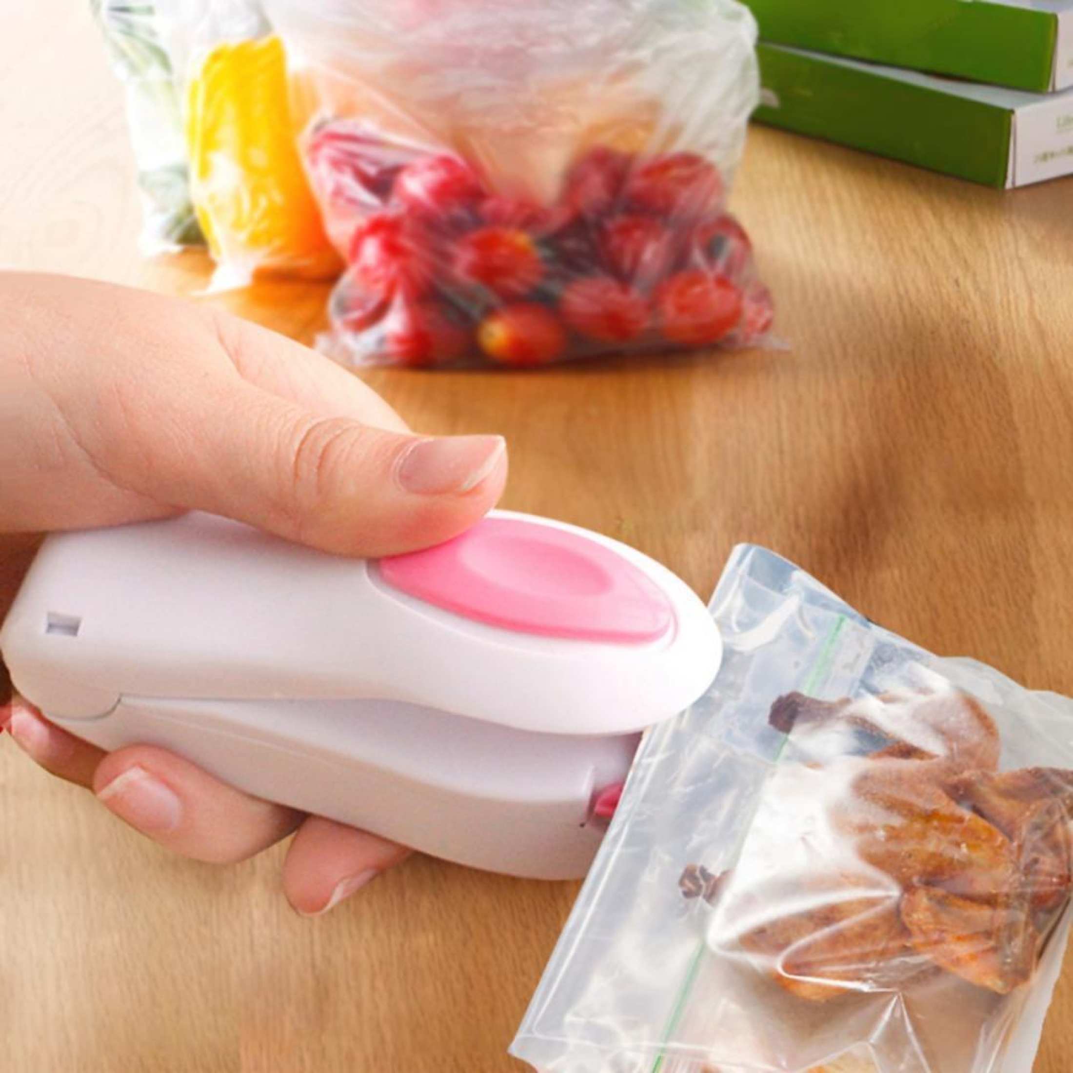 Mini Portable Handy Plastic Bag Sealer Sealing