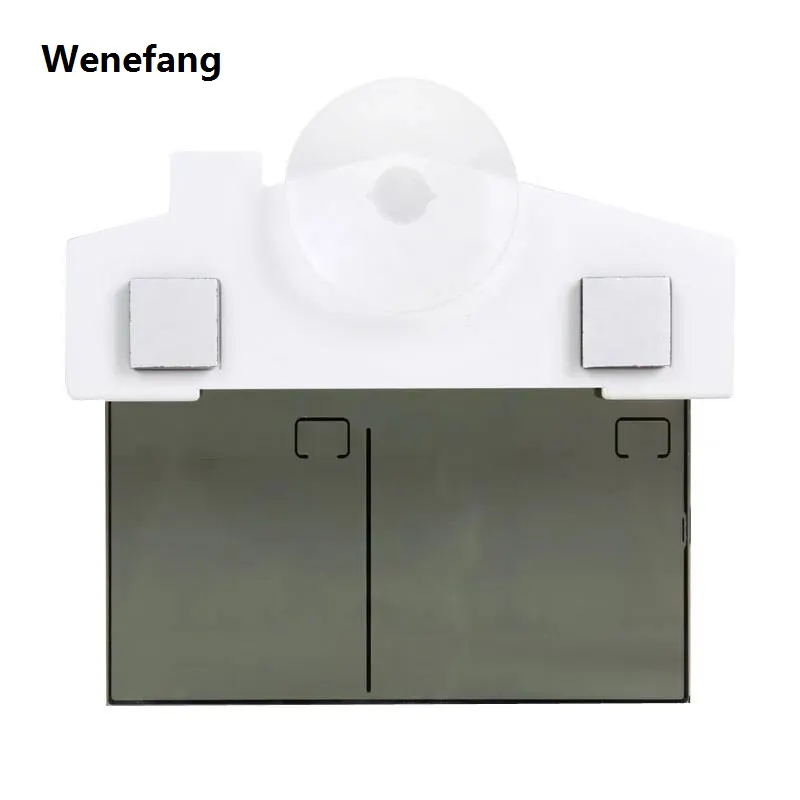 Wenefang Digital Weather Station Suction Cup Indoor Outdoor Window Thermometer Sales promotion Large LCD Window Thermometer Hydrometer for Baby Bedroom