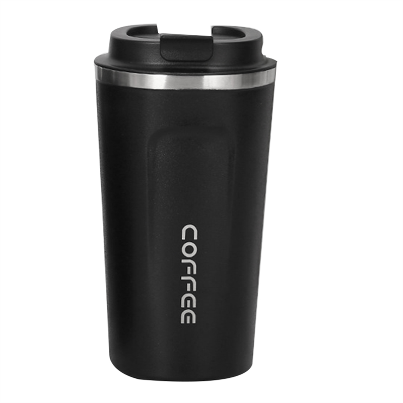 510Ml Smart Temperature Bottle Double Wall Vacuum Mug for Coffee LED Temperature Display Thermal Mug Insulated Tumbler Cup Black