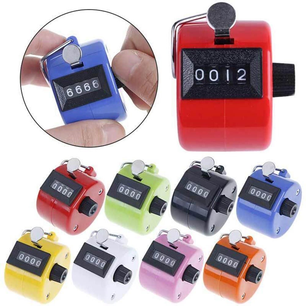 Exquisite Soccer Timer 4 Digit Number Counter Manual Counting Hand Finger Display Tally Clicker