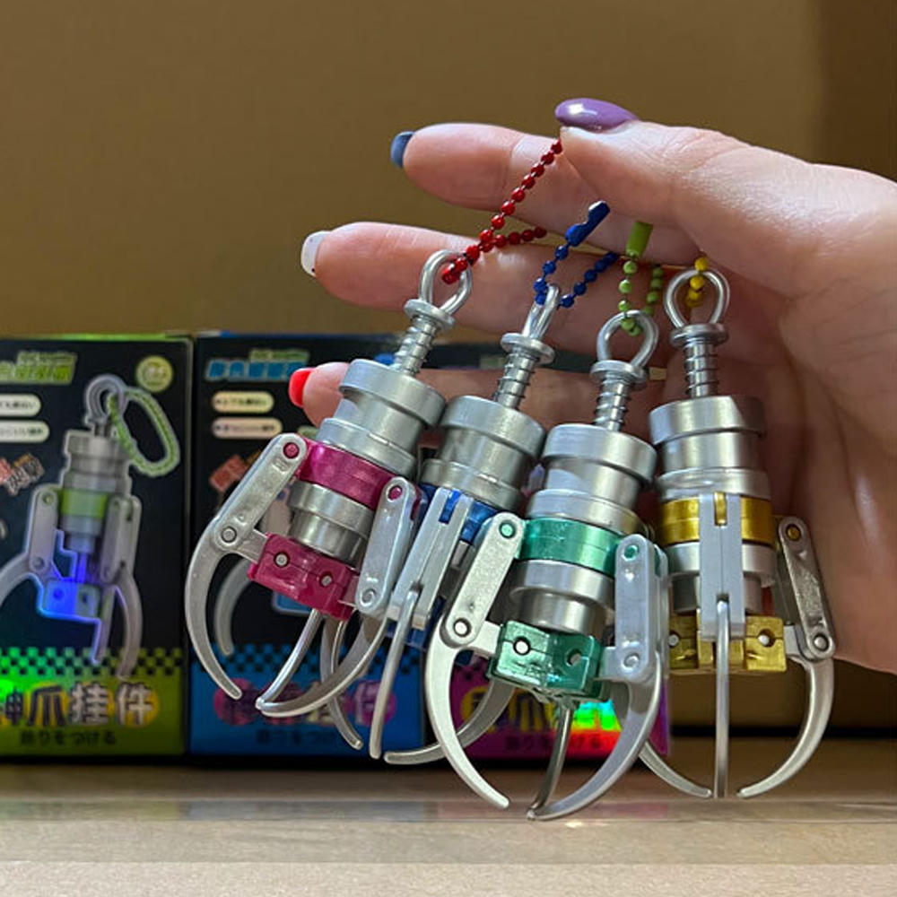 Mini Claw Pendant Creative Gift Bag Hanging Cute Portable Mini Claw Machine for Gift Stress Relief
