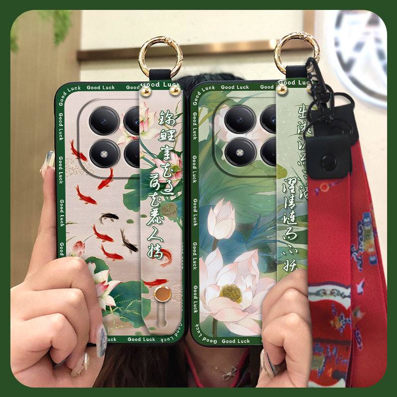 Fashion Chinese style Phone Case For Redmi Note15 Pro 4G Global Elderly lady Shockproof Durable Kickstand Back Cover