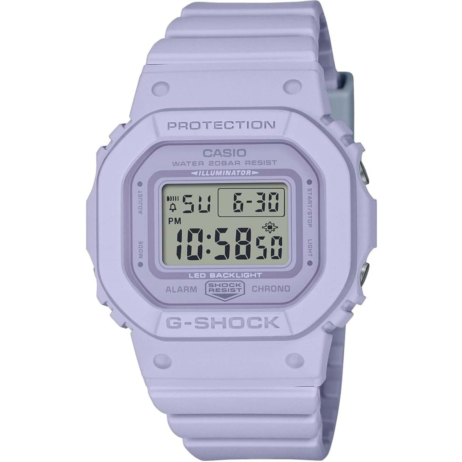 Casio Digital Purple Dial Gmd-S5600Ba-6Dr Watch For Women