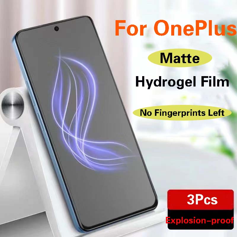 Wenefang OnePlus11R One Plus Ace 2V म्याट हाइड्रोजेल फिल्म OnePlus 10 Pro 9Pro 1+9RT Oneplus8Pro 8T सफ्ट HD स्क्रिन प्रोटेक्टर 1+ 7Tpro को लागि